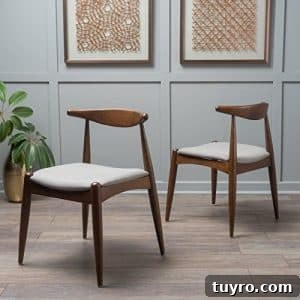 Drumvillian Chair- Mid Century Modern Dining Chair