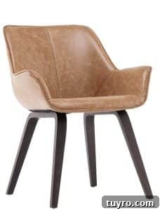 Leather Upholstered chair