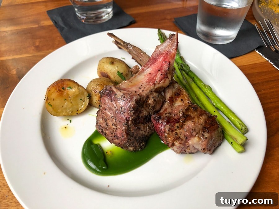 lamb chops from vivo in sewickley pa