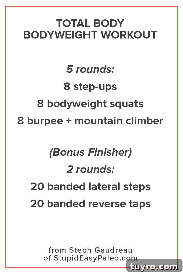 Bodyweight Workout You Can Do Anywhere | StupidEasyPaleo.com Bodyweight Workout You Can Do Anywhere | StupidEasyPaleo.com