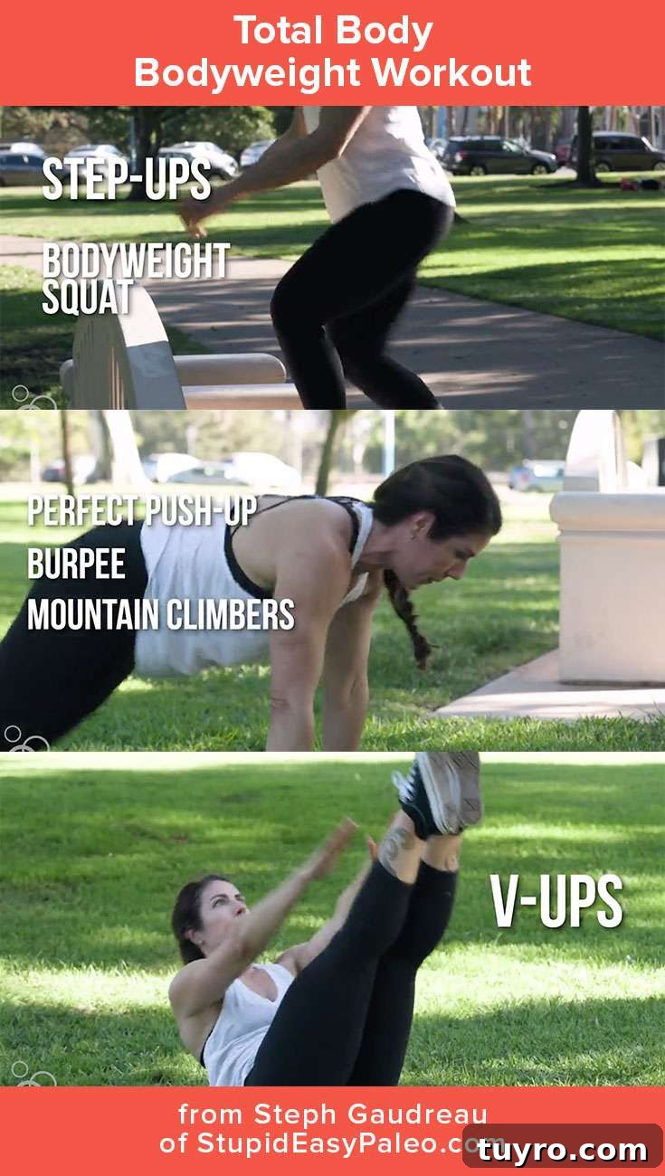 Bodyweight Workout You Can Do Anywhere | StupidEasyPaleo.com Bodyweight Workout You Can Do Anywhere | StupidEasyPaleo.com
