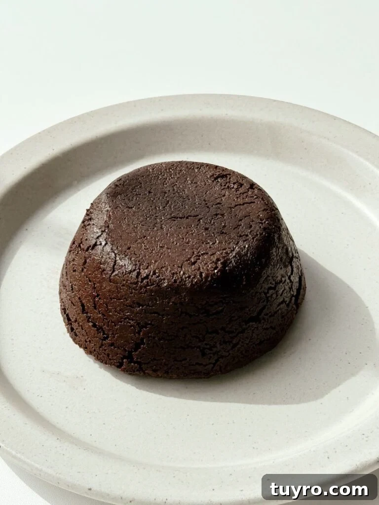 Single Serve Brookie Recipe for One 4 brookie plated