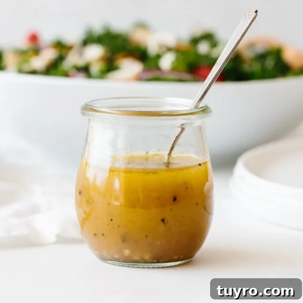 14 Fresh Salad Dressings and Vinaigrettes You’ll Love 6 Apple cider vinegar dressing in a glass jar.